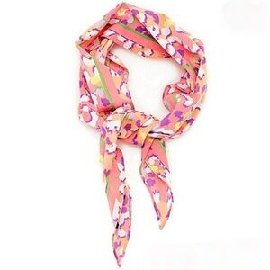 Diamond Shaped scarf for neck, tie in hair or on purse handle, pocket square